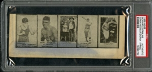 1928 W565 Five Card Panel with Harry Heilmann PSA Authentic